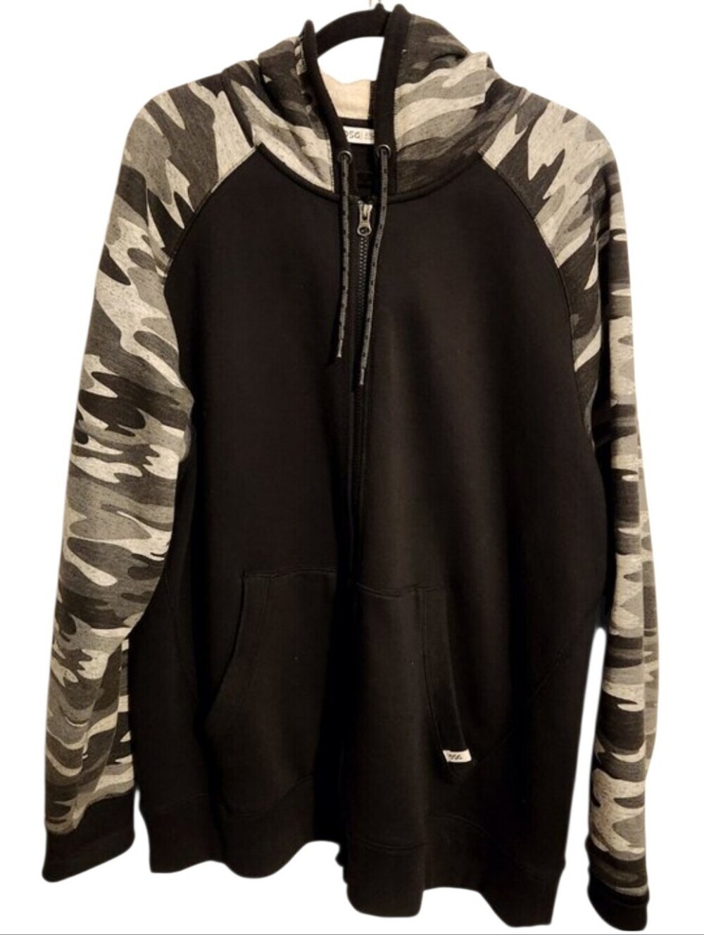 DSG | Men's Classic Camouflage Full Zipper Hoodie Sweatshirt (Size 2X)